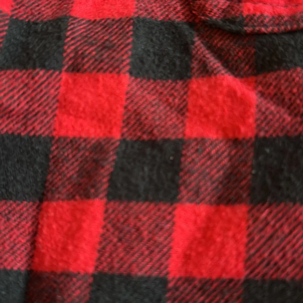 Oshkosh 3T Red Black Flannel Button Down Shirt Christmas Shirt 3T Buffalo